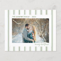 Fotokarte für den Urlaub | Moderne Weihnachten