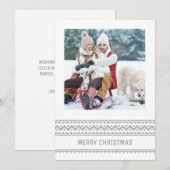 Fotokarte für den Urlaub | Stitch Feiertagskarte (Vorne/Hinten)