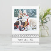 Fotokarte für den Urlaub | Stitch Feiertagskarte (Stehend Vorderseite)