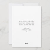 Fotokarte für den Urlaub | Stitch Feiertagskarte (Rückseite)