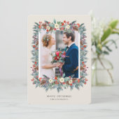 Fotokarte für den Urlaubssaal Feiertagskarte (Stehend Vorderseite)