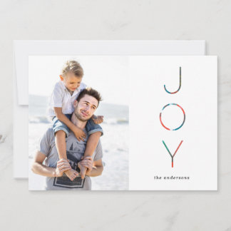Fotokarte für die Farbe Joy Holiday Feiertagskarte