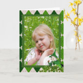 Fotokarte für die irische Raute Karte (Gelbe Blume)