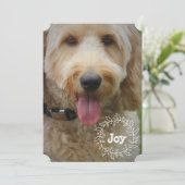 Fotokarte für Familien oder Haustiere Feiertagskarte (Stehend Vorderseite)