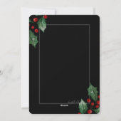 Fotokarte für Feiertage Feiertagskarte (Rückseite)