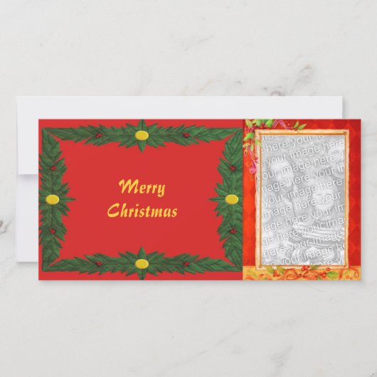 Fotokarte für Ferienhäuser Feiertagskarte (Vorderseite)