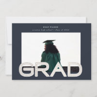 Fotokarte für fett formatierten Abschluss