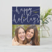 Fotokarte für geile Feiertage Feiertagskarte (Stehend Vorderseite)