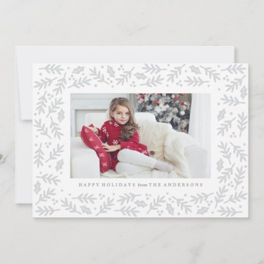 Fotokarte für gerahmte Branchen Feiertagskarte (Vorderseite)