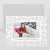 Fotokarte für gerahmte Branchen Feiertagskarte (Vorne/Hinten)