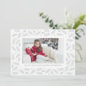 Fotokarte für gerahmte Branchen Feiertagskarte (Stehend Vorderseite)