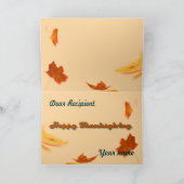 Fotokarte für Herbst Karte (Innenseite)