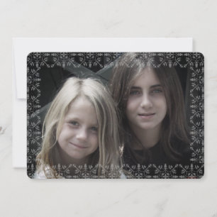 Fotokarte für Snowflake Feiertagskarte