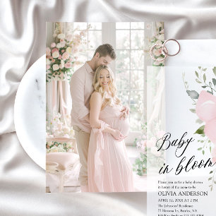 Fotokarte für Vellum Baby Shower Einladung