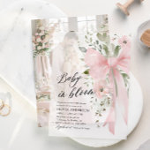 Fotokarte für Vellum Baby Shower Einladung