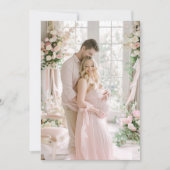 Fotokarte für Vellum Baby Shower Einladung (Vorderseite)