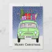 Fotokarte für Weihnachten individuell anpassbar (Vorderseite)