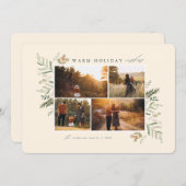 Fotokarte für Winterbranchen Feiertagskarte (Vorne/Hinten)