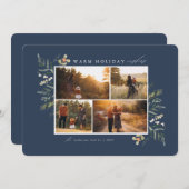 Fotokarte für Winterbranchen Feiertagskarte (Vorne/Hinten)