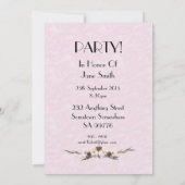 Fotokarte Geburtstagsfeier Einladung (Rückseite)