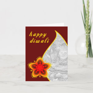 Fotokarte "Happy Diwali": helles Fenster Karte