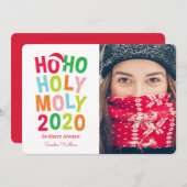 Fotokarte "Heiliger Moly 2020" Feiertagskarte (Vorne/Hinten)