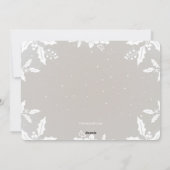 Fotokarte mit Holdrahmen Feiertagskarte (Rückseite)