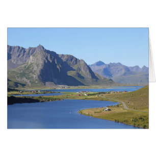 Fotokarte Moskenesoya, Lofoten, Norwegen