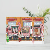 Fotokarte Peppermint Zürich Holiday Feiertagskarte (Stehend Vorderseite)