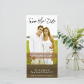 Fotokarte: Save the Date - Minimalistisch (Stehend Vorderseite)