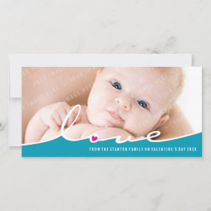 FOTOKARTE VALENTINE: Liebe Division 9L Feiertagskarte