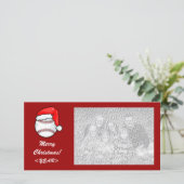Fotokarte - Weihnachts-Baseball Feiertagskarte (Stehend Vorderseite)