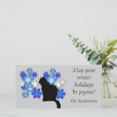 Fotokarte - Winterurlaub Feiertagskarte (Stehend Vorderseite)