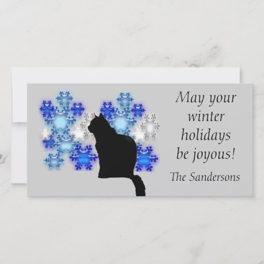 Fotokarte - Winterurlaub Feiertagskarte (Vorderseite)