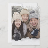 Fotokarte zur Ankündigung von personalisierten Fei (Rückseite)