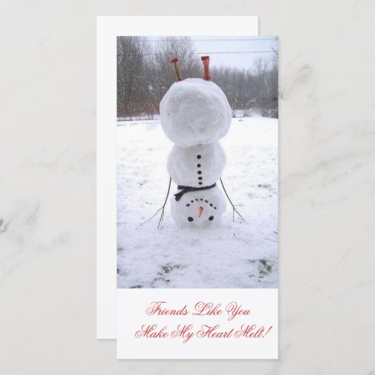 Fotokarten Feiertagskarte (Vorne/Hinten)