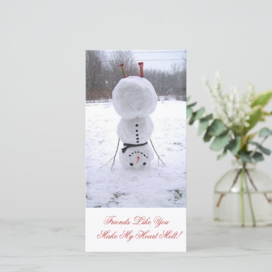 Fotokarten Feiertagskarte (Stehend Vorderseite)