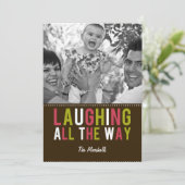 Fotokarten für den ganzen Urlaub Feiertagskarte (Stehend Vorderseite)