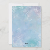 Fotokarten für Frost Flurry Holiday Feiertagskarte (Rückseite)