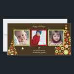 Fotokarten zu Weihnachten, Schneemann und Santa Feiertagskarte<br><div class="desc">Weihnachtskarten.  Copyright © 2010 PixDezines.com und PixDezines on zazzle.com</div>