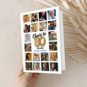 Fotokassenkarte zum 80. Geburtstag Einladung