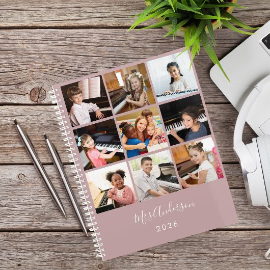 Fotokollektion für Musiklehrer Jahr Planer