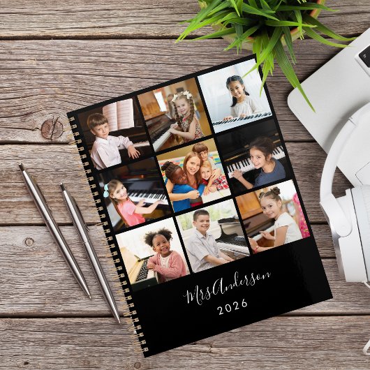 Fotokollektion für Musiklehrer Jahr Planer