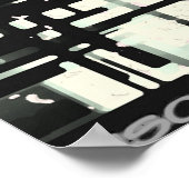 Fotokopierplatte Poster (Ecke)