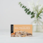 Fotokorallen und Muscheln Visitenkarte (Stehend Vorderseite)