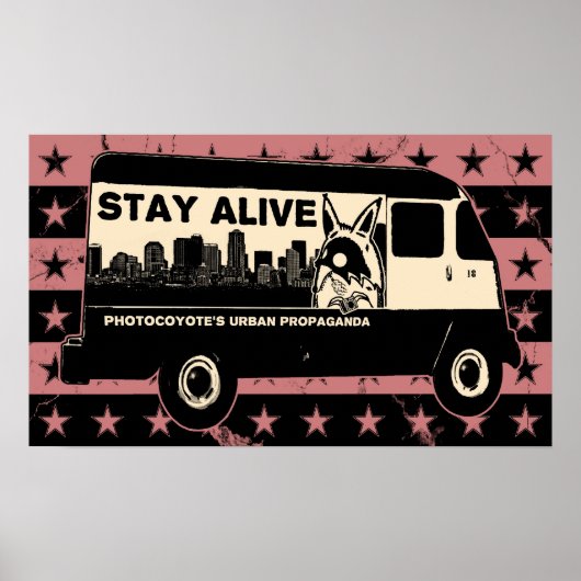 Fotokoyoten-Sterne & Van-Poster Poster (Vorne)