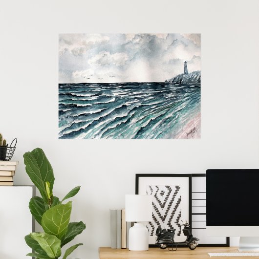 Fotokunstdruck Poster (Heimbüro)