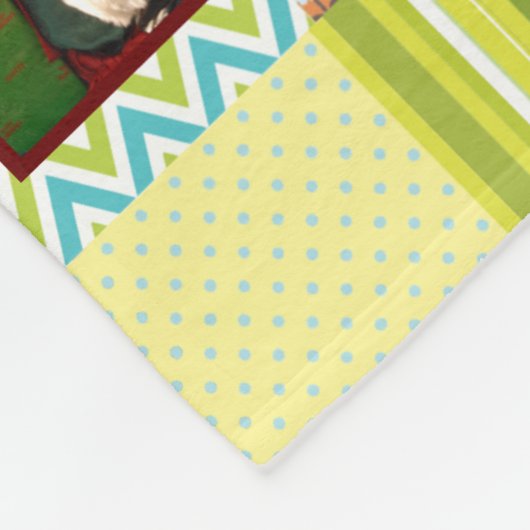 Fotolack Fleece Blanket - Lichtmuster (Ecke)