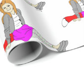 Fotoleiftaste Geschenkpapier (Rolleneckpunkt)