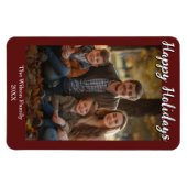 Fotomagnet mit individuellem Foto und Text Magnet (Horizontal)
